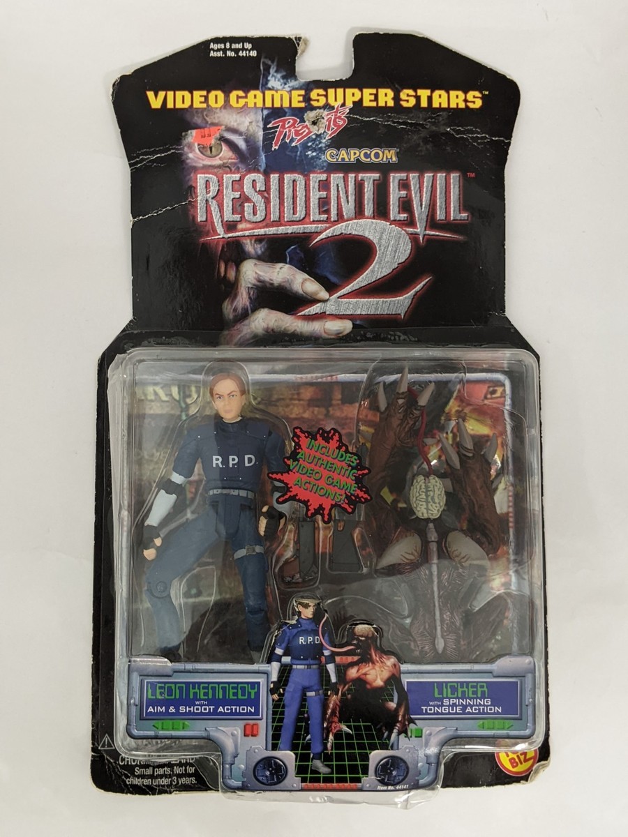 Capcom Resident Evil - Licker & Leon Kennedy Action Figures for