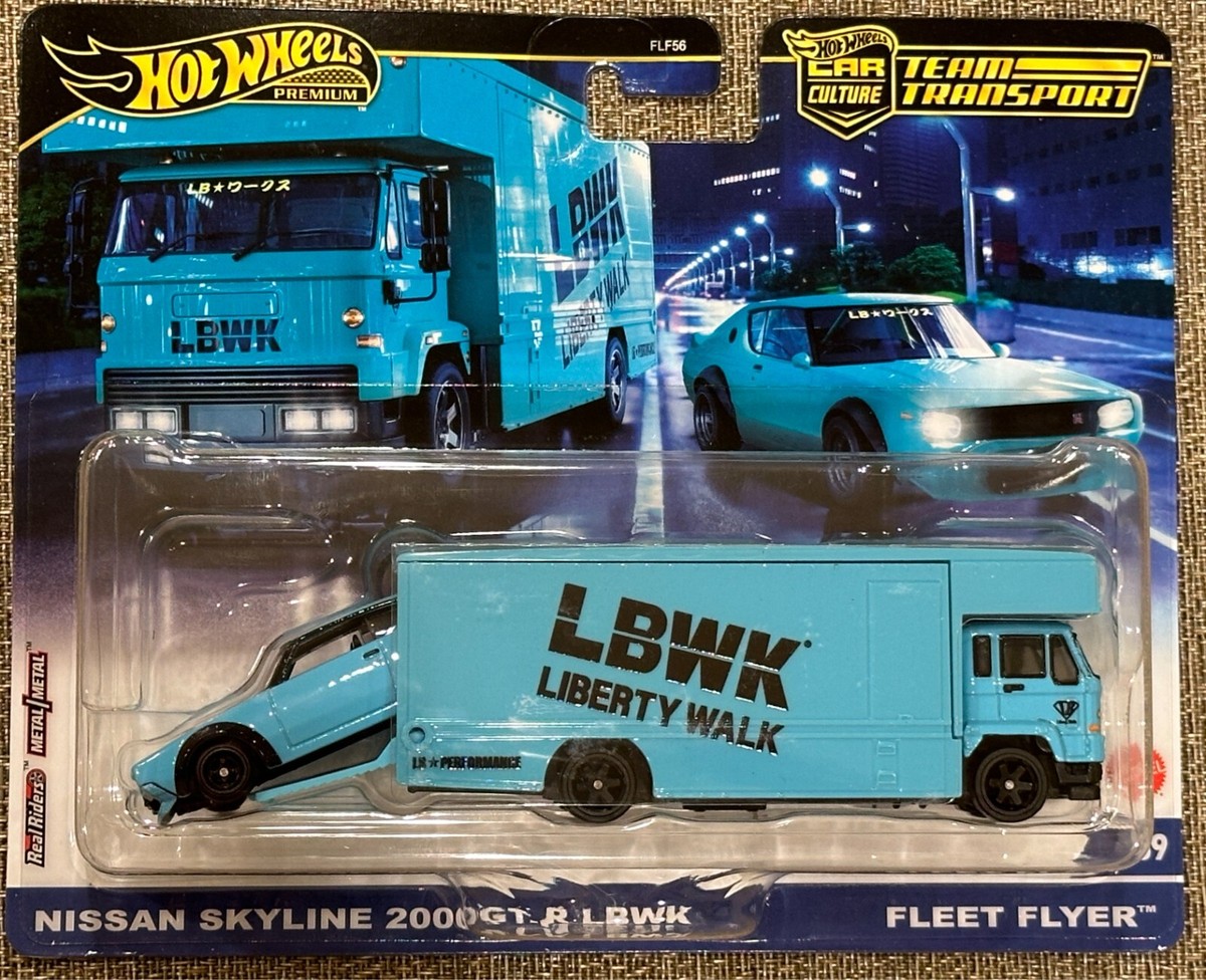 2024 Hot Wheels Team Transport #69 Nissan Skyline 2000GT-R LBWK