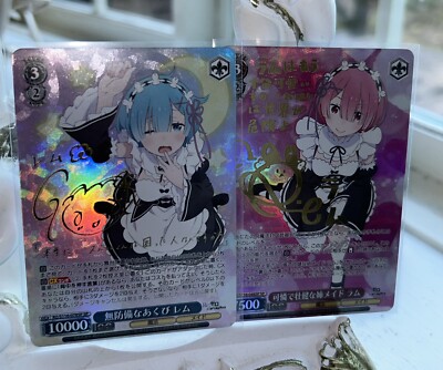 リゼロ 袴姿のラム、レム 2020 WEISS SCHWARZ リゼロ 袴姿のラム、レム