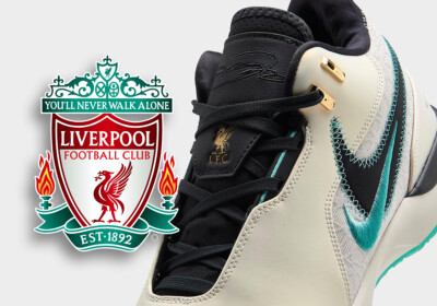 Nike LeBron NXXT Gen AMPD Liverpool FC Orewood Brown Washed Teal