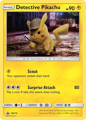 PSA 10 Detective Pikachu 339/SM-P Promo 2019 Pokemon Card Japanese