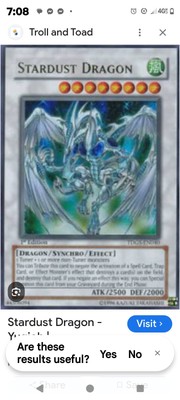 Yu-Gi-Oh! TCG Stardust Dragon The Duelist Genesis TDGS-EN040 1st