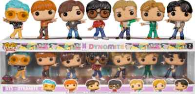 Funko Pop Vinyl BTS Dynamite 7 Pack (Sealed and Brand New) (Sold