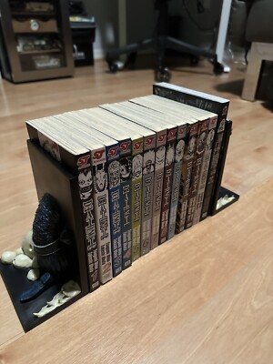SUPER RARE - DEATH NOTE RYUK BOOKENDS WITH SERIES - USED - SEE