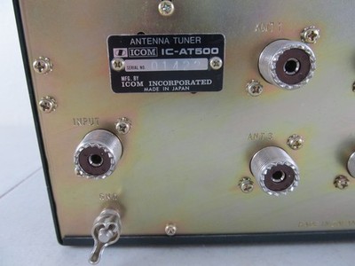 ICOM IC-AT500 HF AUTOMATIC Antenna Tuner | eBay