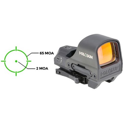Holosun HE-510C-GR Elite Reflex MRS Green Solar Shake Awake Optic