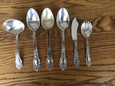 Festivity Tiger Lily Silverplate Serving Pieces Reed & Barton