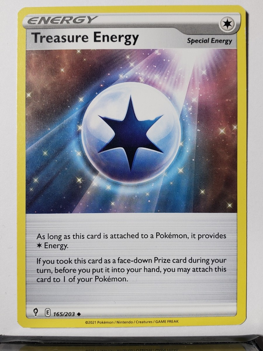 Treasure Energy 165/203 Near Mint - B1G1F Evolving Skies Pokemon