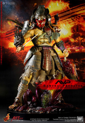 Hot Toys Ac01 1/6 Samurai Predator Alien Vs Predator Takeya X