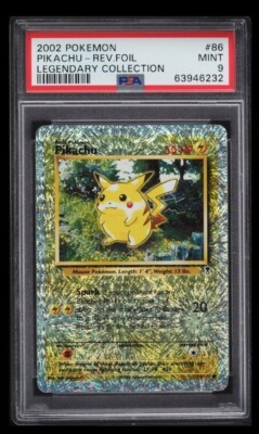 Pikachu Reverse Holo Legendary (Collection) 86/110 PSA 9 MINT | eBay