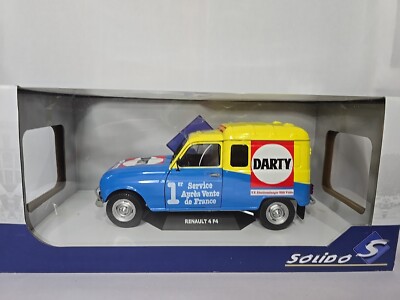 SOLIDO Renault 4 DARTY 1/18 ミニカー 1/18 : La Renault 4 F4 Darty