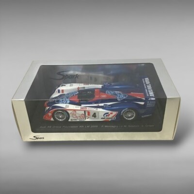 Spark 1/18 2005 Audi R8 Oreca Playstation 4th LM 2005 Le Mans 24