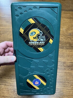 Vintage 90s SUNCAST Plastic Sports Desk Locker 13x6x5 1/2. NFL