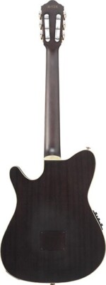 Ibanez TOD10N Tim Henson Nylon AE Guitar Black Flat + Ibanez Case
