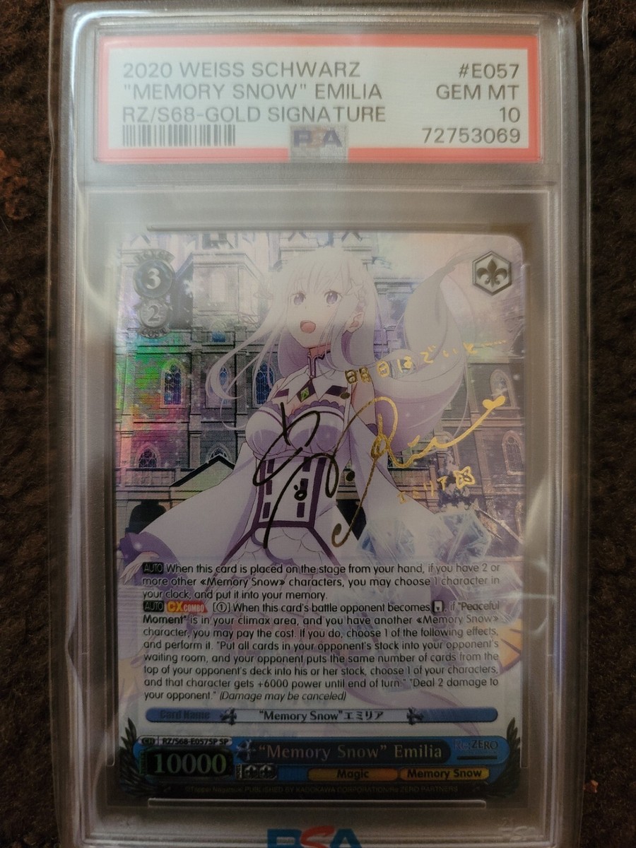 PSA10 Chaos Re:CREATORS メテオラ sp サイン PSA10 Chaos Re:CREATORS