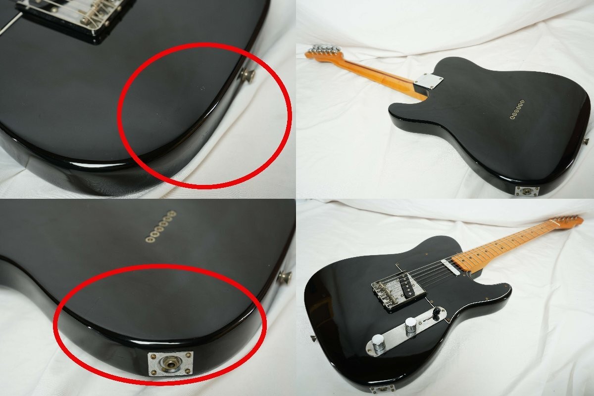 FERNANDES THE REVIVAL RTE-45 '76 MODEL TELECASTER BLACK 80s Made
