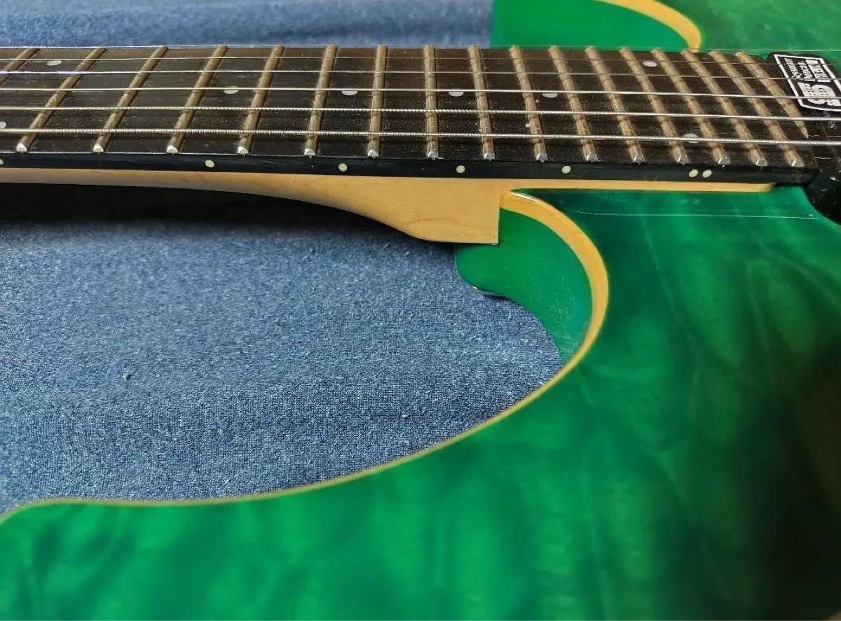 Edwards by ESP Maverick Guitar E-MV-125FR Turquoise Green 27f