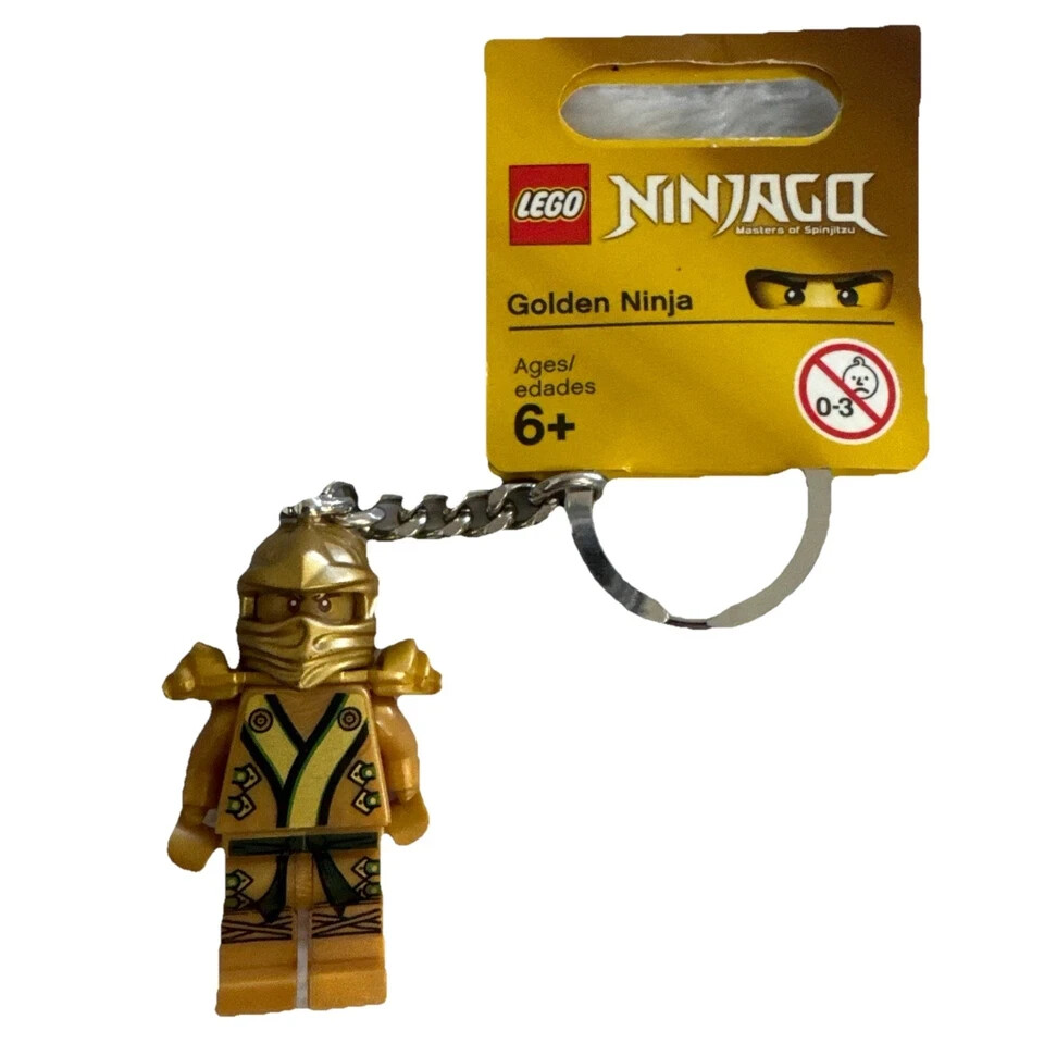 Genuine LEGO Ninjago: Golden Ninja Key Chain (850622) 2013 New