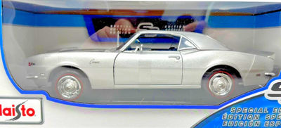 1968 CHEVROLET CAMARO Z/28 SILVER by MAISTO 1:18 BRAND NEW IN BOX