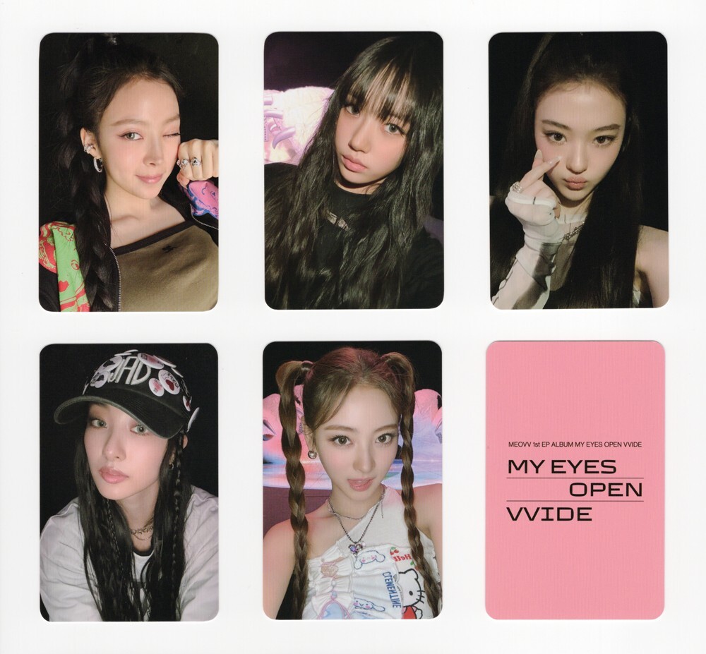 MEOVV 1st EP Album MY EYES OPEN VVIDE [KTOWN4U] PREORDER EXCLUSIVE