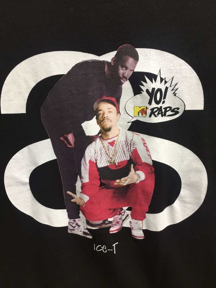Stussy Ice T Yo Mtv Raps Travis Supreme Rare Size Small Rap TEE