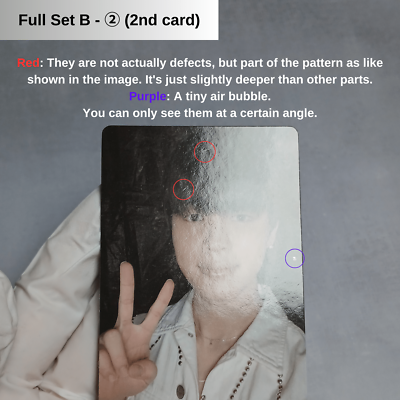 BTS Jimin Production Diary Early Bird Gift Photocard Postcard