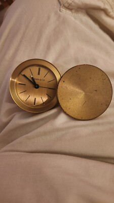 Vintage 1960's Tiffany & Co Swiss Made Manual Wind Travel Alarm