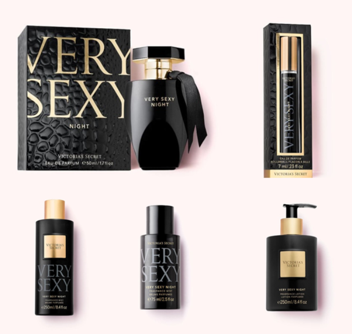 Victoria's Secret New! VERY SEXY NIGHT (EDP, Rollerball, Body Mist