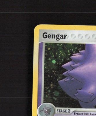 Gengar 5/92 EX Legend Maker Holo Rare SWIRL Pokemon Card DMG | eBay