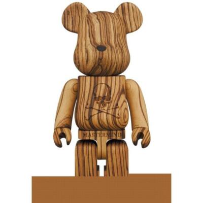 BE@RBRICK 400％ karimoku mastermind Zebra Wood MEDICOM TOY brown