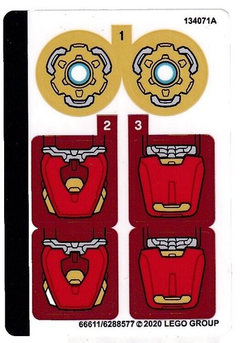 LEGO® Part 76433stk01 - Sticker Sheet for Set 76433 - (10108494