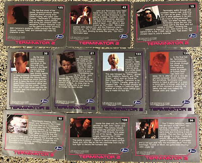 TERMINATOR 2 Judgement Day Trading Card Lot Of 19 Merchandise