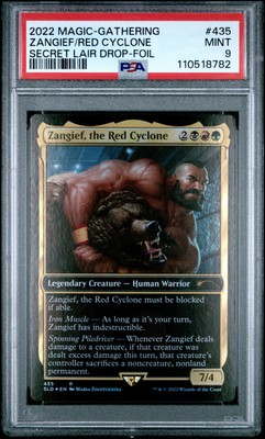2022 MTG SECRET LAIR DROP FOIL #435 ZANGIEF, THE RED CYCLONE PSA 9