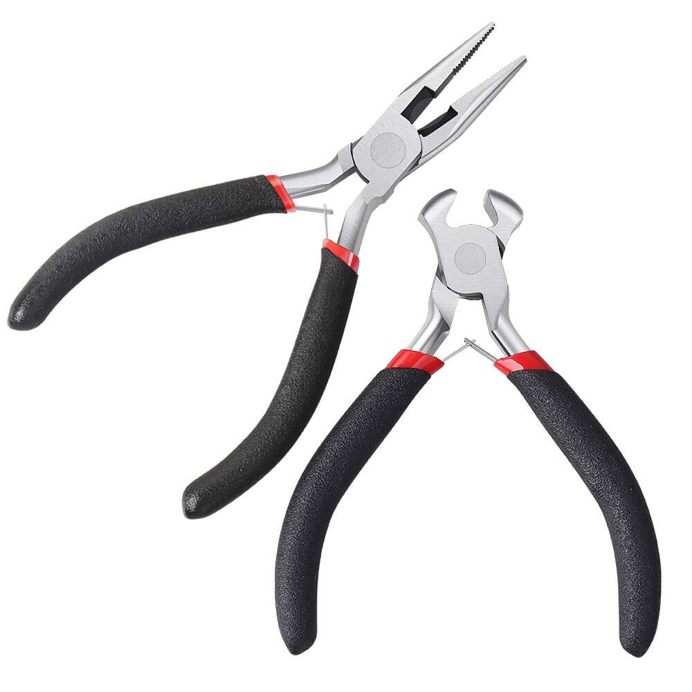 2-Pack Zipper Repair Kit Install Pliers Tool for Replacement Hand