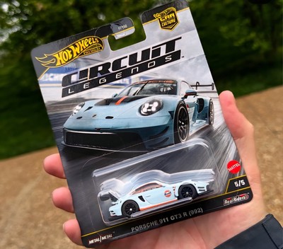 READYSTOCK] HOT WHEELS PREMIUM PORSCHE 911 GT3 R (992) CIRCUIT