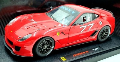 Hot Wheels Elite 1/18 Scale V7438 - Ferrari 599XX #77 - Red | eBay