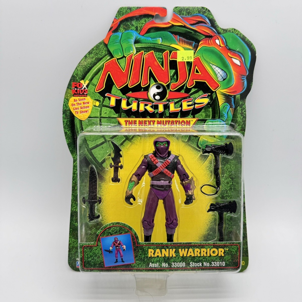 Teenage Mutant Ninja Turtles The Next Mutation Rank Warrior Figure