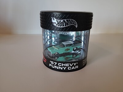 2003 Hot Wheels Limited Edition Oil Can '57 Chevy Funny Car green