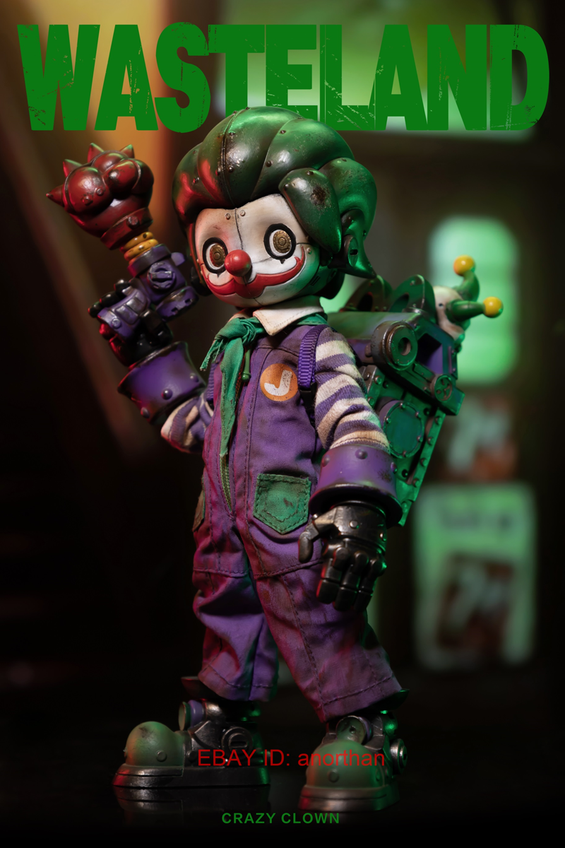 WeArtDoing Studio Wasteland Crazy Clown Joker 8in H26cm Action