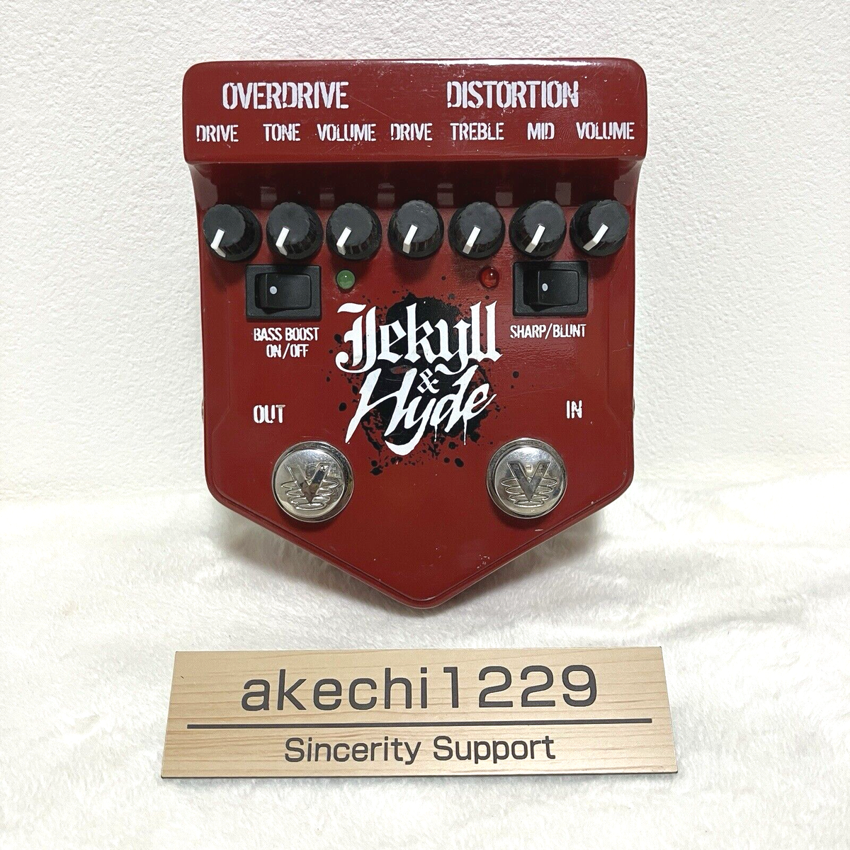 Visual Sound Jekyll and Hyde Distortion / Overdrive Effects Pedal