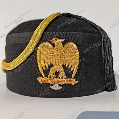 WW2 Italian Fascist High Leaders FEZ HAT Mussolini Summer Cap