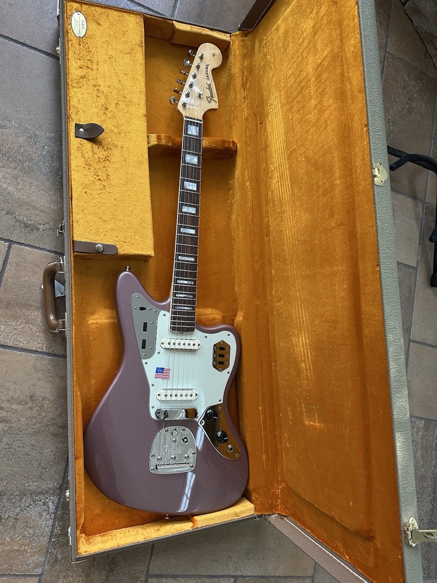 Fender USA 50th Anniversary Jaguar Burgundy Mist Metallic | eBay