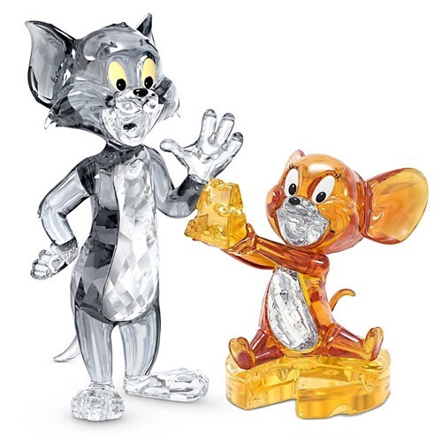 SWAROVSKI TOM & JERRY 5515335 & 5515336 ICONIC CARTOON CHARACTERS