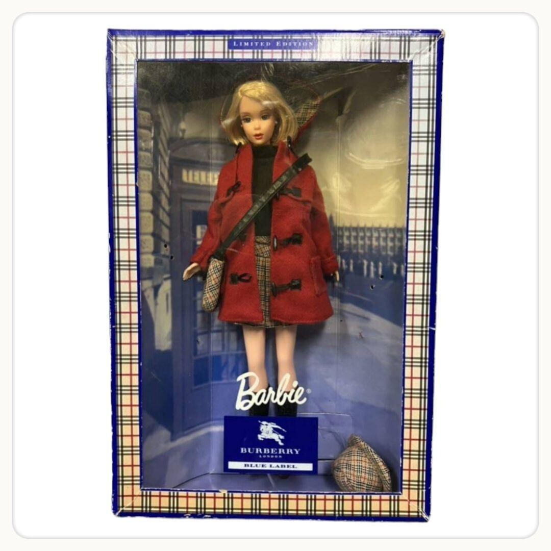 Barbie Doll BURBERRY BLUE LABEL Figure limited Edition Red coat