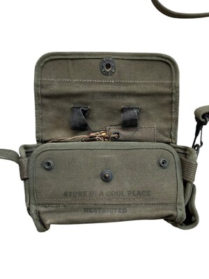 Rare WW2 US Army Chemical Agent Detector Kit M9A2 Field Pack | eBay