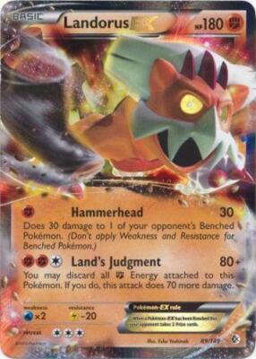 Pokemon - Landorus-EX - 89/149 - Rare Holo EX - BW - Boundaries