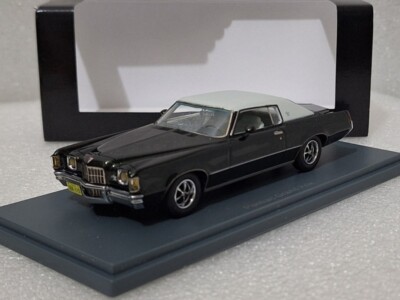 Pontiac Grand Prix Hard Top Coupé 1972 Dark Green White Met 1:43