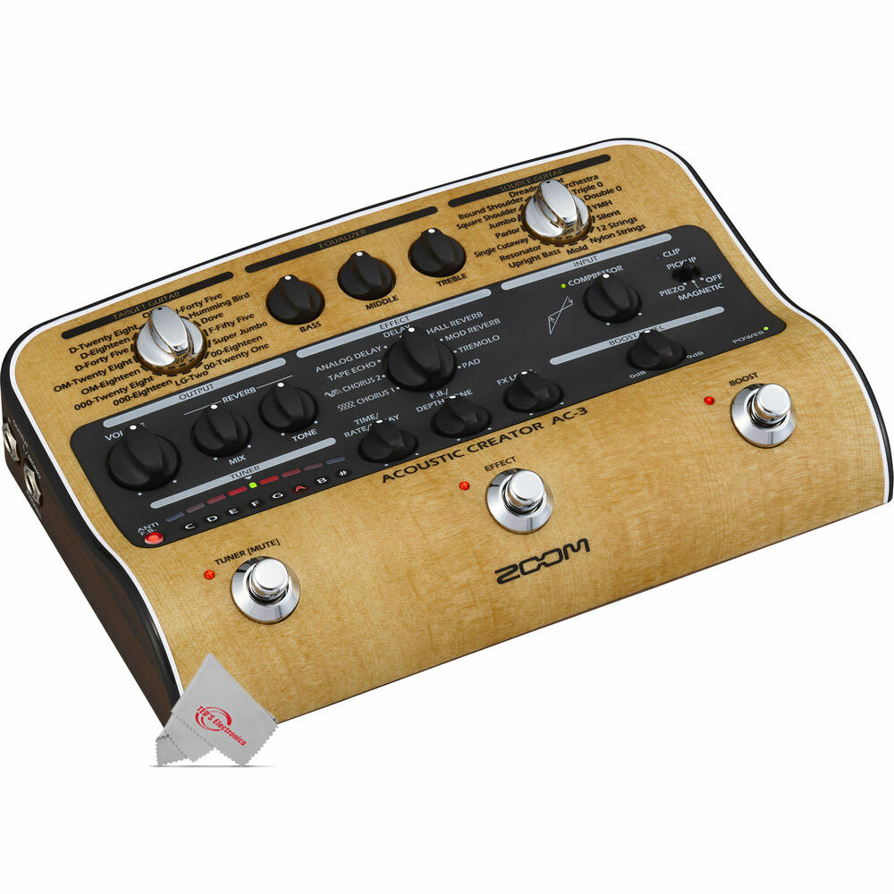 Zoom AC-3 Acoustic Creator Pedal | eBay