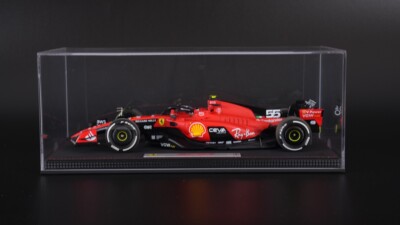 BBR 1:18 Ferrari SF-23 #55 Carlos Sainz Winner Singapore GP 2023