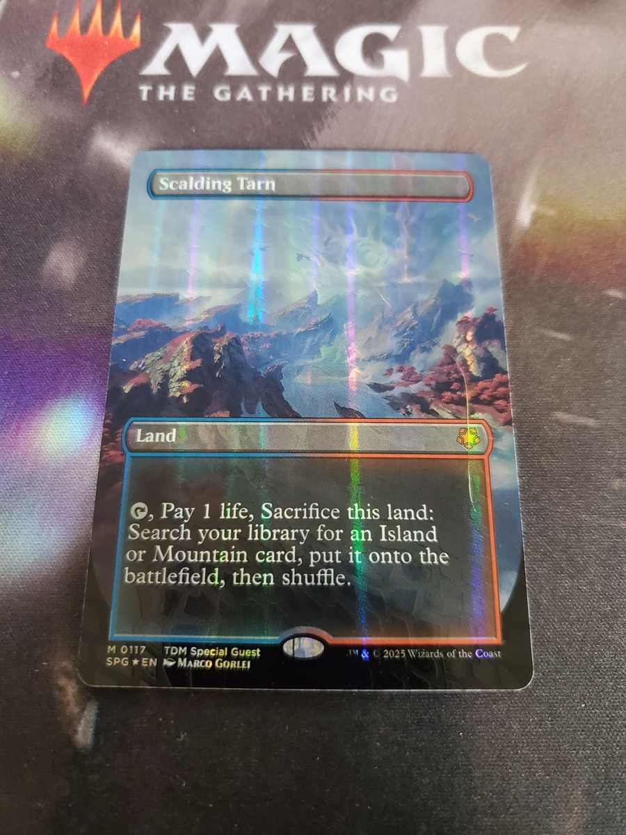 Mtg. Scalding Tarn. Foil Dragonscale. Special Guests. Tarkir
